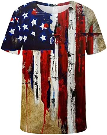 DGOOPD 4 de julho Camisas para homens patrióticos American Bandle Camise