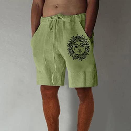 Xxbr shorts de linho de algodão masculino de verão casual havaiano shorts elásticos de cintura elástica shorts esportivos com