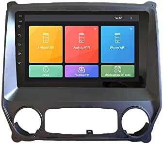 Android 10 Autoradio Navigação de carro Multimídia GPS Radio 2.5D Tela de toque de toque FORCHEVROLET SIERRA 2014-2018 Octa