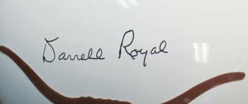 Darrell Royal assinado com capacete de tamanho completo autografado Texas Longhorns PSA/DNA T61023 - Capacetes da faculdade autografados