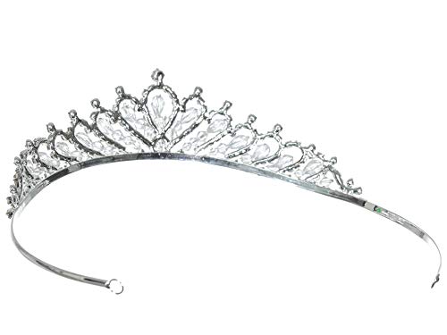 Bridiant Bridal Rhinestone Crystal Prom Wedding Tiara Crown T1123