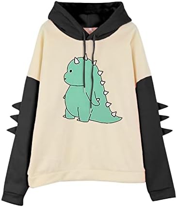 Pequeno suéter com capuz de dinossauro