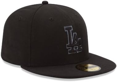 MLB Los Angeles Dodgers Black & Gray 59Fifty Cap