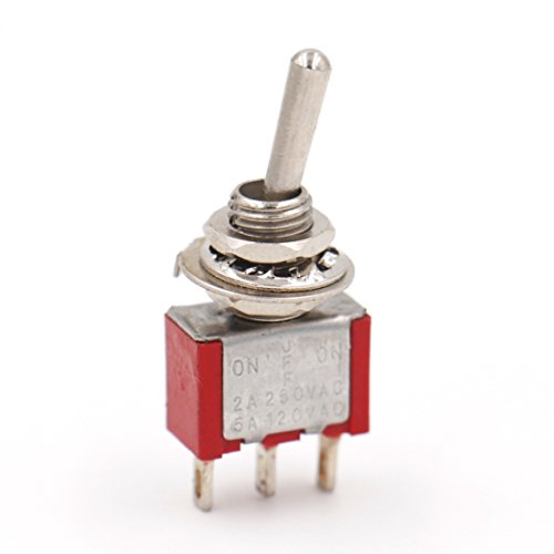 Interruptor Baomain Toggle MTS-103 SPDT ON-OFF-ON 3 FILOS 3 FETOS 5A 125VAC 2A 250VAC UL 2 PACK