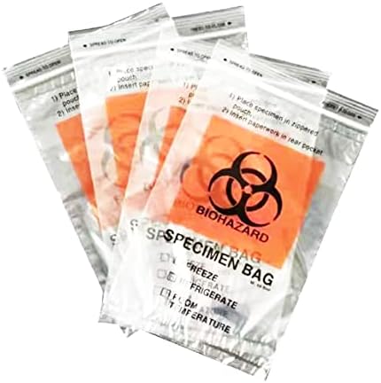 Bolsas de amostra de biohazard genéricas 6 9 polegadas bolsas de ziplock para amostra de laboratório com o logotipo de