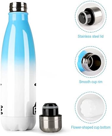 Bigfoot OVNI de 17oz Sport Water Bottle Bottle Stainless Acele A vácuo em forma de cola isolada balão esportivo reutilizável