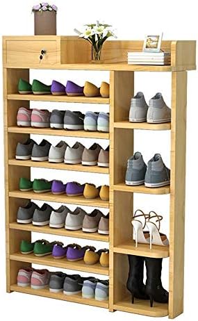 Ihippo Shoe Rack 5 Tier Multifuncional Rack de sapatos domésticos com trava Rack de gaveta de sapatos para dormitório de entrada