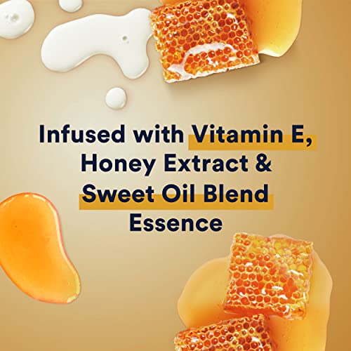 A gentileza itens essenciais de lavagem corporal suave e mel 6 contam com uma mistura de óleo doce essência infundida com vitamina