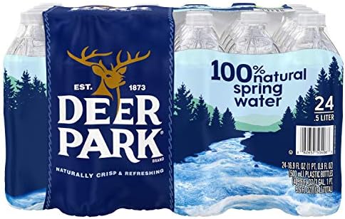 Deer Park Natural Spring Water, 16,9 oz, 24 contagem