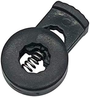 Lock de cordão circular com rodas Ravenox | Paradas do cordão para cordões, corda | Micro polia para sacolas, uso