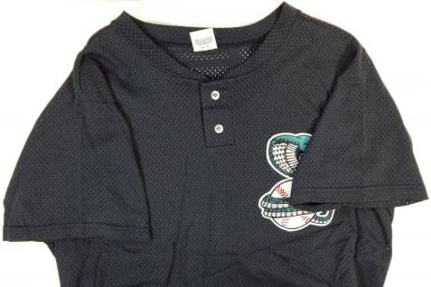 1995-2000 Kissimmee Cobras 8 Game usou Black Jersey 44 DP16534 - Jerseys MLB usada para jogo MLB