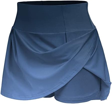 Skorts de leopardo para as saias de cintura alta elástica feminina shorts atléticos de salão confortável tênis de tênis de verão shorts