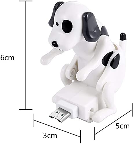 TSWDDDLA Funny Humping Dog Fast Charger Cable, Cabo de carregamento portátil de carregamento de cachorro, smartphone de brinquedos para cães, carregador de cabos USB, para iPhone Android Type-C vários telefones de modelos. .