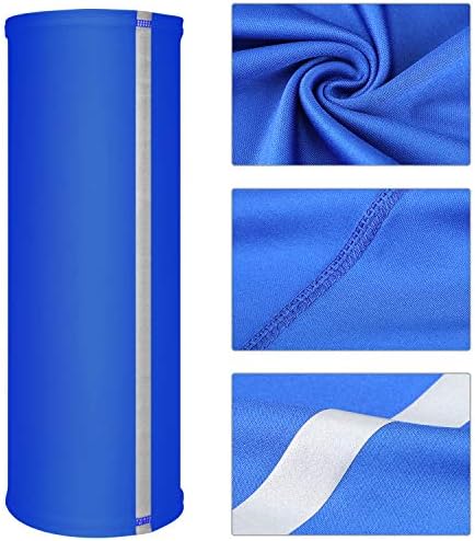 Cetinior 4 peças Garas de pescoço reflexivo Visibilidade Neon Segurança bandana Bandana Bandanas de lenço de proteção UV Proteção