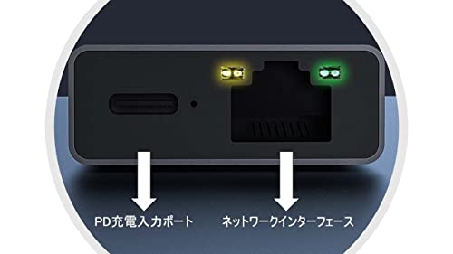 2 em 1 adaptador Ethernet para Nintendo Switch com carregamento PD 60W, Rede 10/10/1000 RJ45 Adaptador com fio LAN