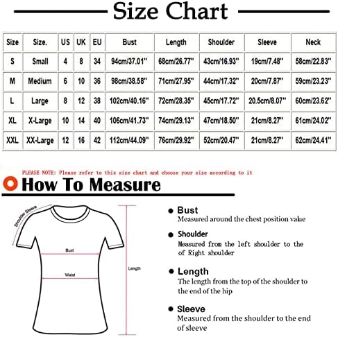 T-shirt de manga curta de páscoa feminina Camiseta Casual Casual Tops Blusa da camisa de pescoço da tripulação gráfica para