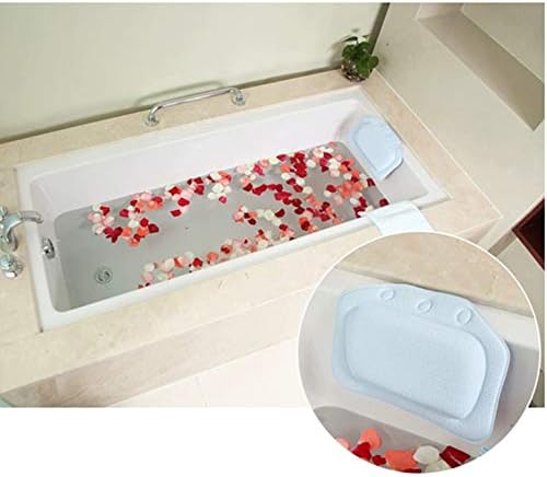 Travesseiro de banho travesseiro de banheira com xícara de sucção Casa de espuma de banho de banheiro travesseiro de almofada
