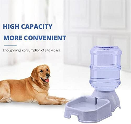 SLATIOM 3.8L Automático alimentadores de animais de estimação Bowl tigela de cães de grande capacidade para cães de alimentos de água suprimentos de cães