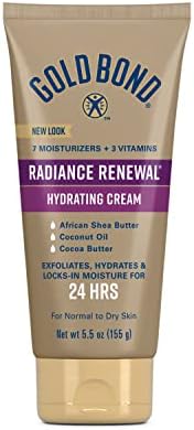 Gold Bond Ultimate Radiance Renovação Hidratante Loção para pele visivelmente seca, 5,5 oz.