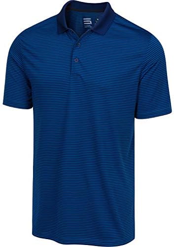 Camisas de golfe de ajuste seco para homens - camisa de pólo de manga curta de manga curta
