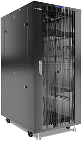 Sysracks servidor rack rack gabinete 32u bloqueio de servidor profundo armário de servidor ventilado 39 polegadas de profundidade