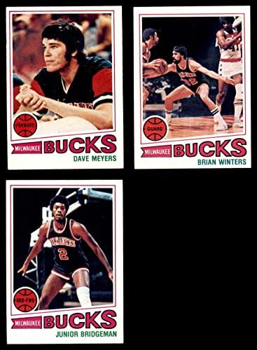 1977-78 Topps Milwaukee Bucks Team Set Milwaukee Bucks Ex+ Bucks