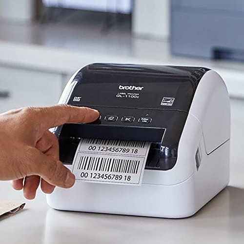 Irmão QL -1100C Wide Format Wired Professional Label Printer, Black - IMPRESSÃO VIA USB - TERMAL DIRETO, MONOCROMO,