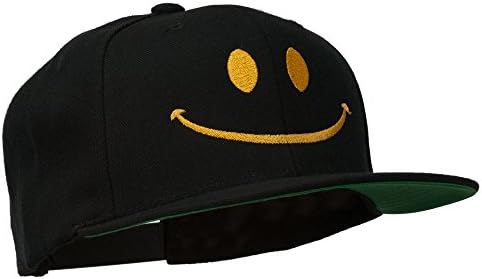 e4hats.com grande sorriso rosto bordado Bill Cap