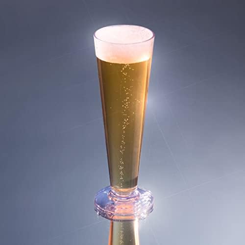 Drinique Unbreakable Pilsner Beer Glass 14oz reutilizável, à prova de pratos, lavagem de louça, copos de bebida para