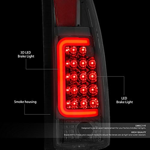 Motor de DNA TL-C10-LED-RD3D-CH-SM LED 3D LIMPELAÇÃO DO MUITO DO MUITO E Passageiro [Compatível com 99-00 Escalade / 92-94 Blazer