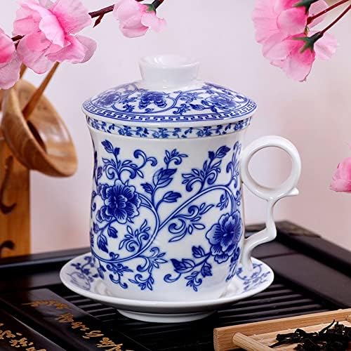 TECELAÇÃO DE TEACELANTE COMPELA COMO COMPLETO DE INFUSER COMPERAÇÕES E PROUNTES - Jingdezhen Ceramics Chinese Chinese Caneca Caneca