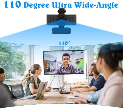 Urbanx Full HD 1080p Webcam com microfone e capa para Panasonic Toughbook 31 CF-31 Plug de laptop e reproduza a câmera da