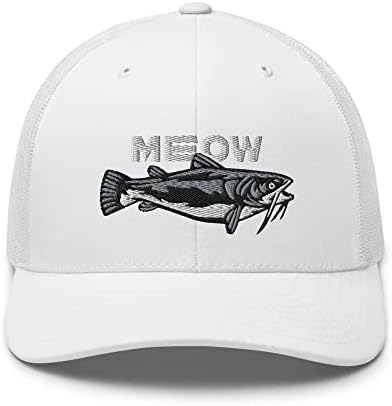 Chapéu de caminhão de peixe -gato humorístico
