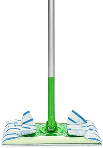 18 Mwipes® semi -disposável Microfiber Mop Pads - Compatível com Swiffer Sweeper - Cabeças de MOP planas de substituição