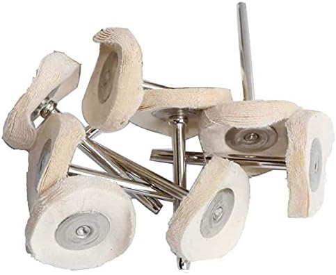 Rodas de polimento abrasivo de 50pcs de 1 polegada de polimento de polimento de roda de roda para haste de 3 mm para acessórios de ferramentas rotativas kit de polimento de pincel para moedor de ângulo, ferramentas de polimento