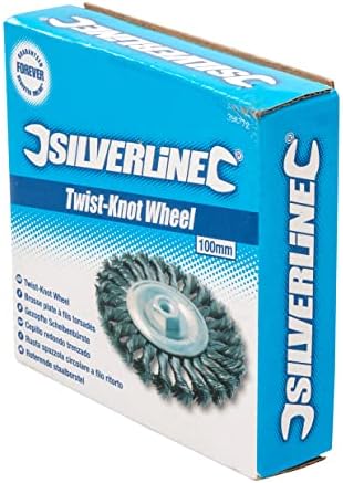 Silverline 656640 roda de nó de torção, 115 mm