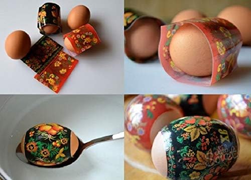 Mangas de ovos de Páscoa - Praços de ovos de Páscoa russa - Ucranianos Easter Ovos - Integrada a ovos de Páscoa - Irspios de Easter