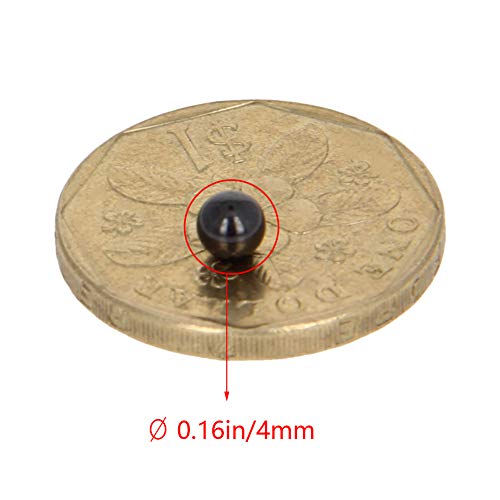 Bettomshin 10pcs 4mm/ 0,16 polegadas bolas de rolamento, cerâmica de precisão G5 com bolas de cerâmica de nitreto