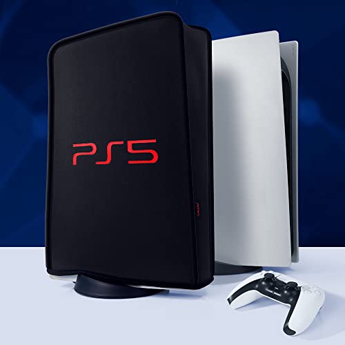 PS5 Caso Capa Cover à prova de poeira para PS5 Console Protector Anti -Scration lavável capa de poeira para PS5 Acessórios Digital Edition & Disc Edition