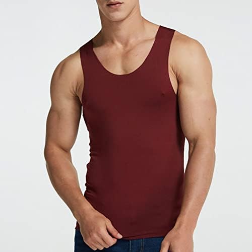 Tampa de tanques de homens, camiseta, tampas masculinas 2023 Tops de camisa de férias de treino causal de verão de verão
