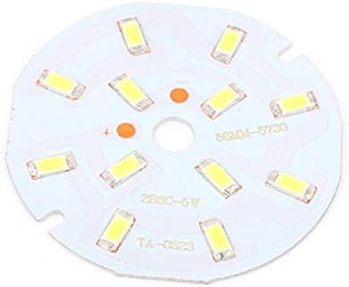 Novo LON0167 5W BRANCO PURO 12 SMD 5730 Placa de base de alumínio LED Light Downlight (5W Branco puro 12 SMD 5730 LED-Leuchte