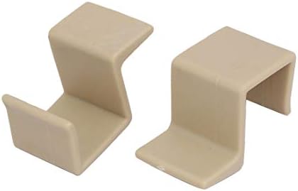 Aexit 20mm Móveis Equipamentos civis Acessórios de hardware Berço de madeira Plástico Plástico Solutista Khaki 4pcs Modelo: