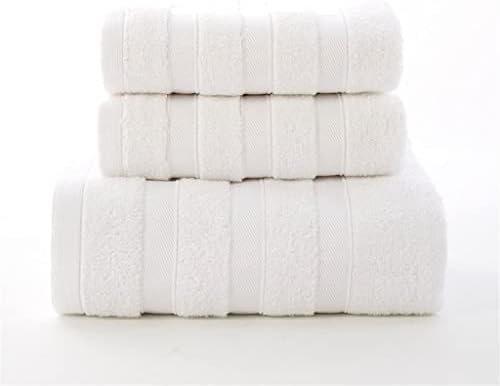 Toalha de banho em casa Klhdgfd Conjunto de três peças de peças espessadas e aumentadas de toalhas de banho conjunta de
