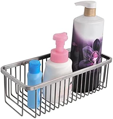 WXXGY Aço inoxidável cesta de chuveiro de parede Montada com o banheiro kichen prateleira de xampu de shampoo Organizador