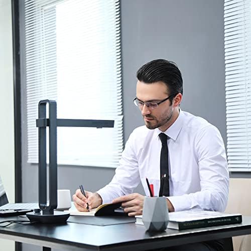 Czur Aura Pro Portable Book Scanner, A3 Document Scanner, Tecnologias de remoção de impressão digital automática e de impressão digital,