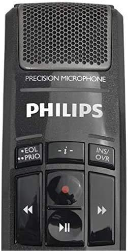 Philips LFH3500 Microfone premium de discurso com 6 ¾ ”Stand para ditado