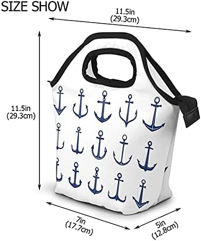 Lancheira ancoragem para mulheres lancheiras isoladas bolsa cooler com bolsa de bolso dianteiro para homens para homens adultos
