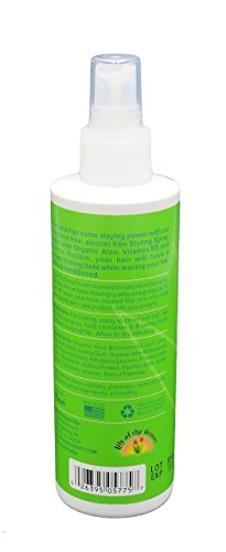 Lily of the Desert Aloe 80 Organics Styling Spray, Aloe Vera, 8 onças