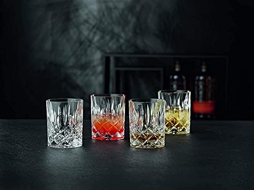 NACHTMANN NOBLESSE Coleção de uísque Glass, conjunto de 4 óculos cristalinos, copo de 4 polegadas para escocês, coquetel,