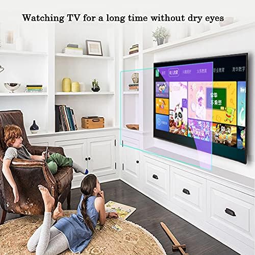 Protetor de tela de TV para monitor de 32-75 polegadas Monitor Matte Anti-Glare/Anti-Blue Light Film, Faça a luz ocular de alívio suave,